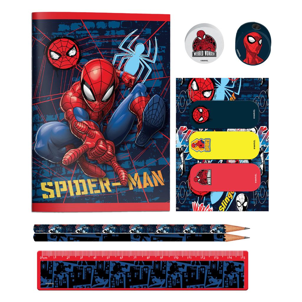 ΣΧΟΛΙΚΟ ΣΕΤ ΣΕ PVC ΤΣΑΝΤΑΚΙ SPIDERMAN - Image 2