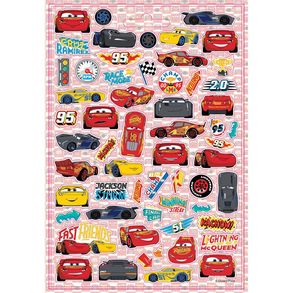 Αυτοκόλλητα Disney Cars Μπλοκ 300 Τμχ., 14,5x21,5 εκ. - Image 2
