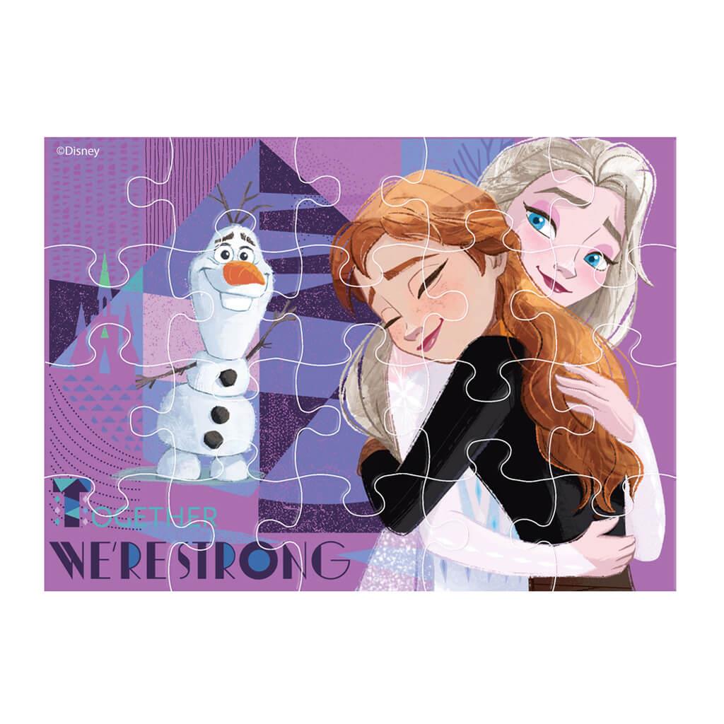 Παζλ Disney Frozen Luna Toys 4 Σε 1 12/15/20/24Τεμ 28x6x27,5εκ. - Image 4
