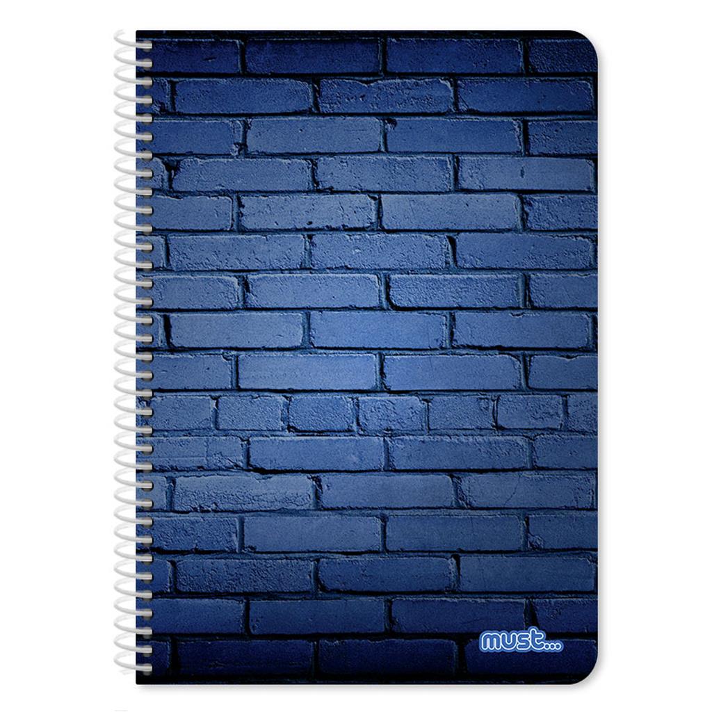 Τετράδιο Σπιράλ 17x25 Must Bricks 4 Θέματα 120 Φύλλα 4 Σxέδια - Image 3