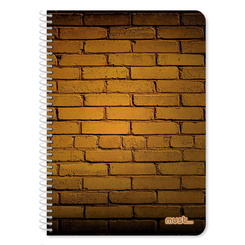 Τετράδιο Σπιράλ 17x25 Must Bricks 4 Θέματα 120 Φύλλα 4 Σxέδια - Image 4