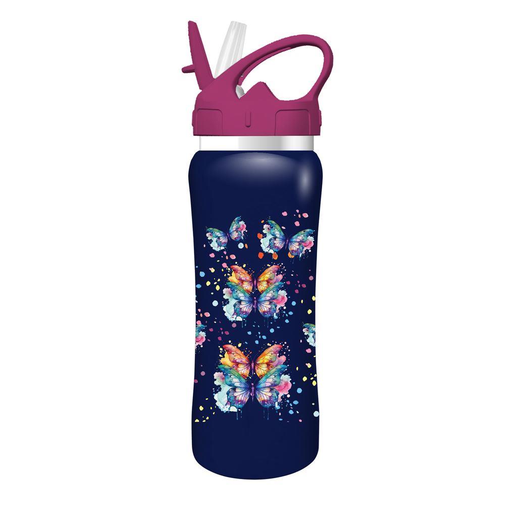 Σετ Φαγητού Must Team Butterfly Φαγητοδοχείο 800ml-Παγούρι Ανοξείδωτο 500ml - Image 2