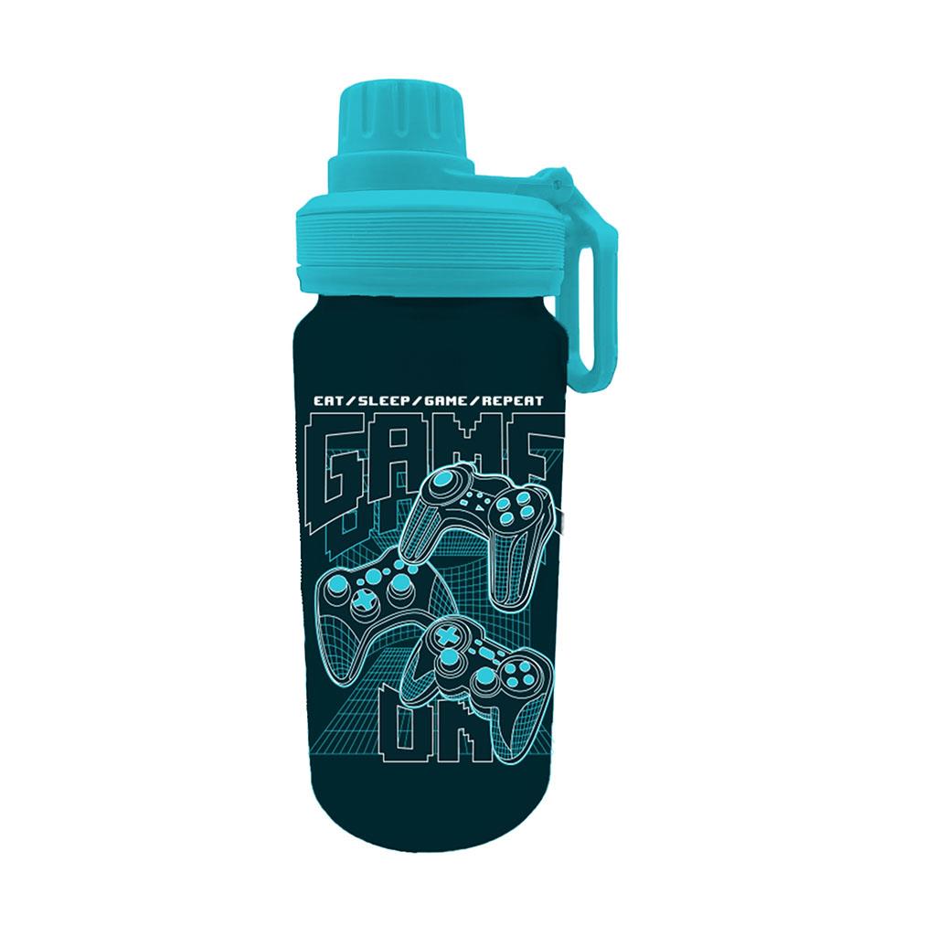 Σετ Φαγητού Must Team Gamer Φαγητοδοχείο PP 800ml-Παγούρι Αλουμινίου 500ml - Image 2
