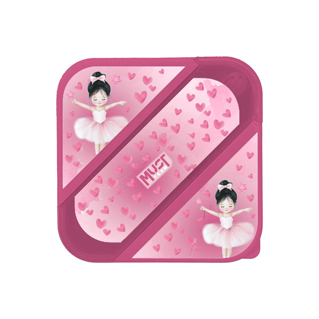 Σετ Φαγητού PP Must Team Ballerina Φαγητοδοχείο 850ml-Παγούρι PP 400ml - Image 3