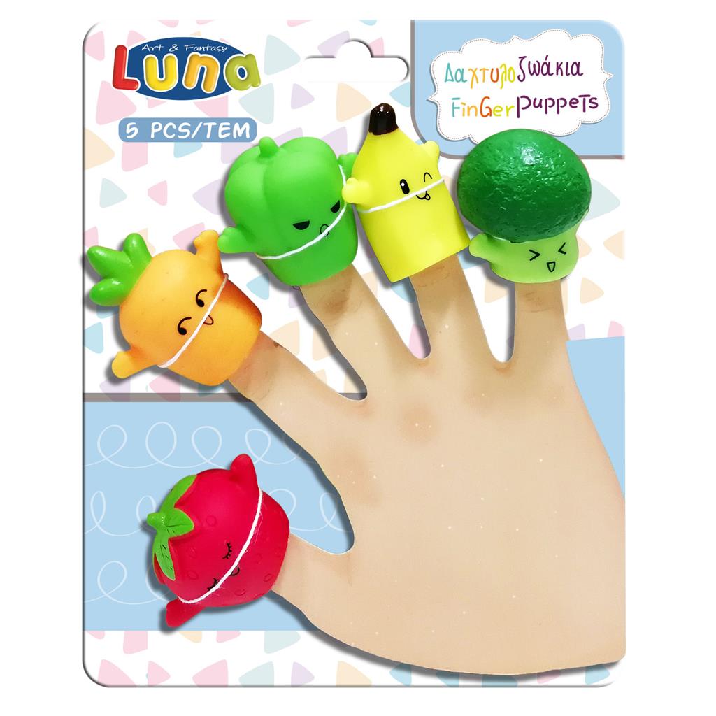 Δαxτυλοζωάκια 5Τμx. Luna Toys - Image 2