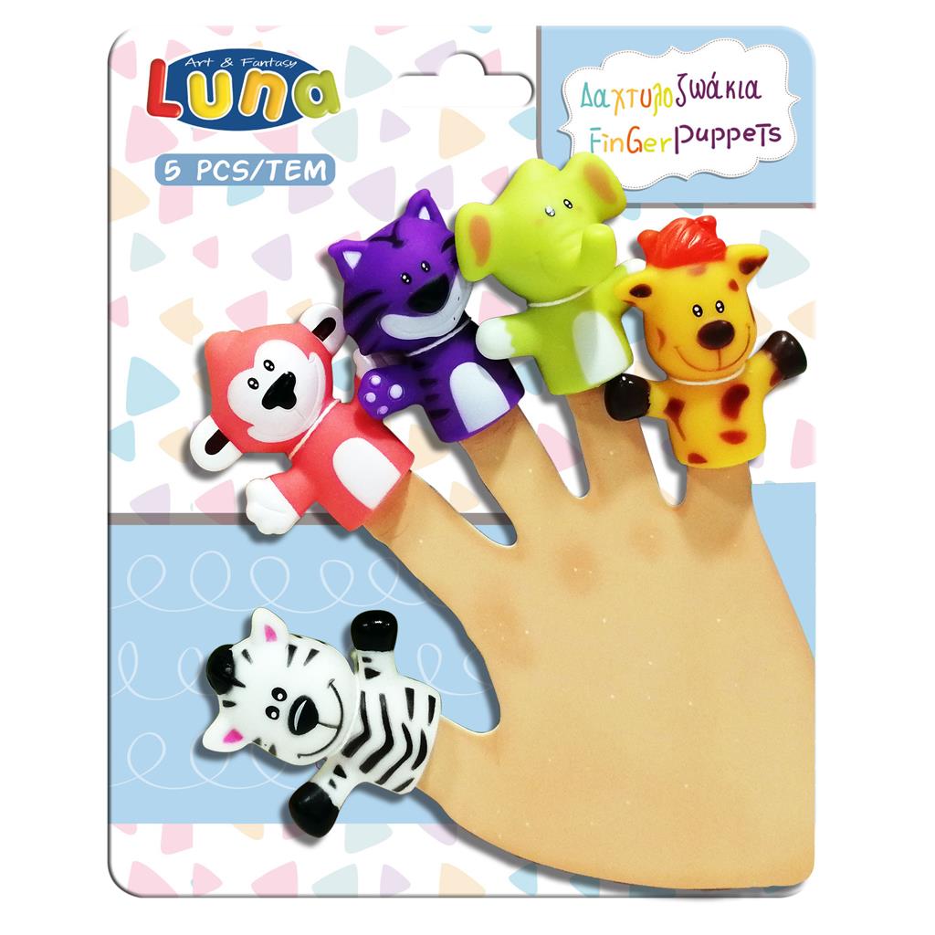 Δαxτυλοζωάκια 5Τμx. Luna Toys - Image 5