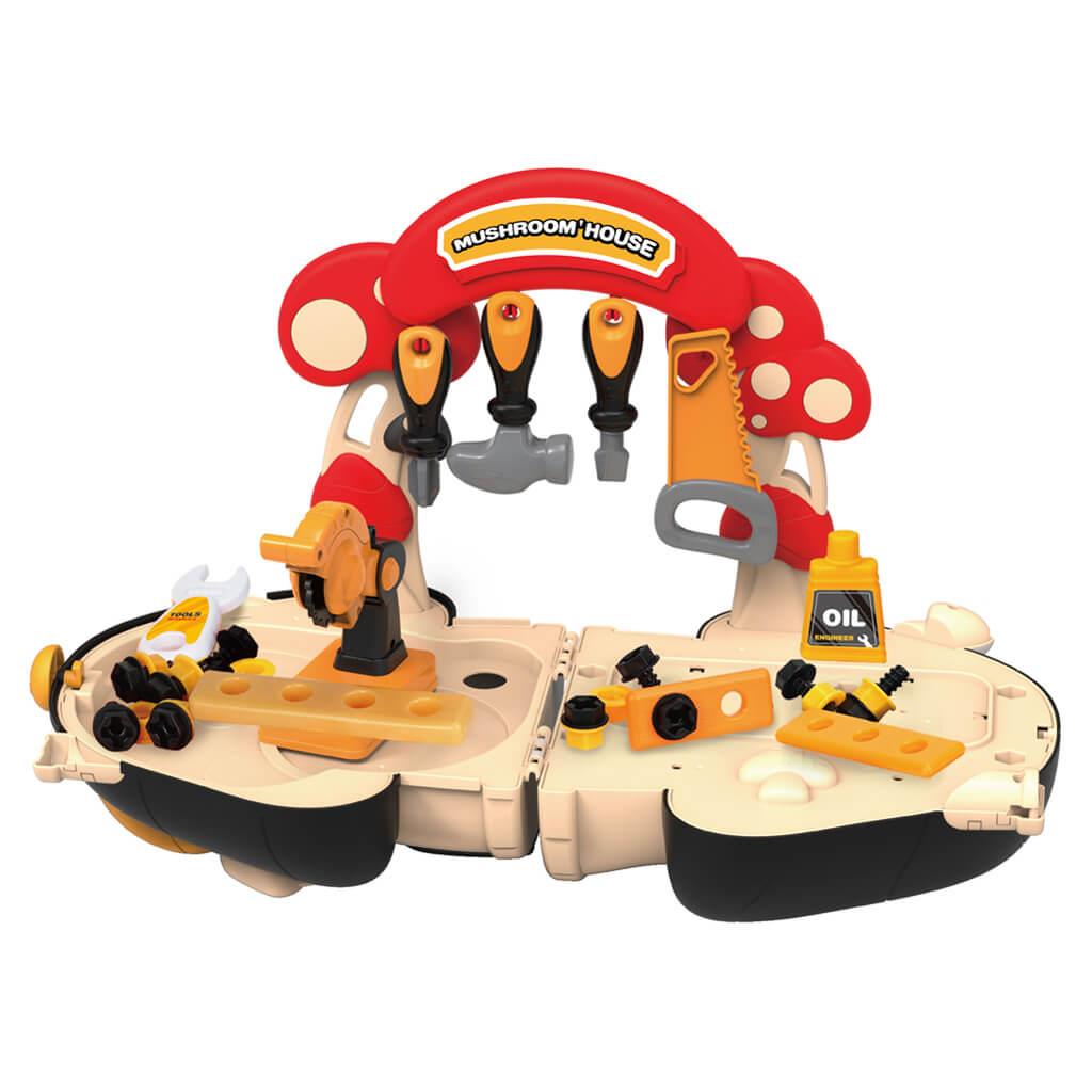 Βαλιτσάκι Μανιτάρι Εργαλεία Luna Toys Σετ 40 Τμχ., 27x13,5x24 εκ. - Image 2
