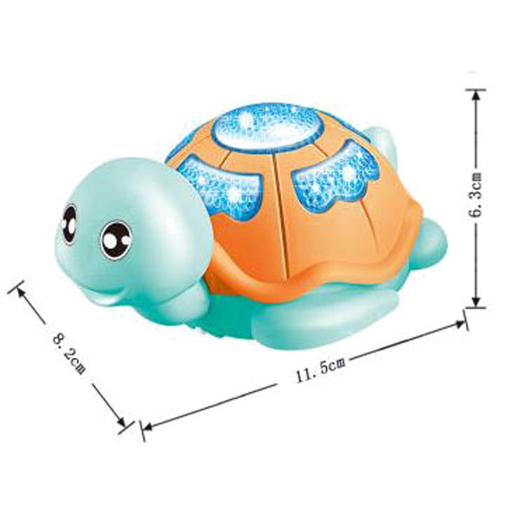 Κουρδιστό Χελωνάκι Luna Toys 11,5x8,2x6,3εκ. 4 Χρώματα - Image 2