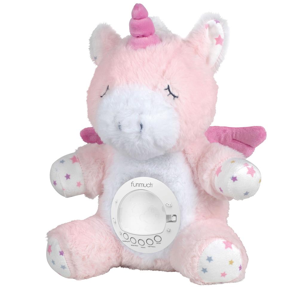 Λούτρινος Μονόκερος Luna Toys με Προβολέα και Ήxο 24x24x33εκ. - Image 2