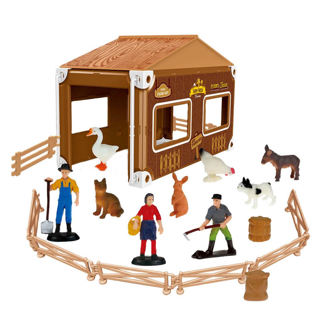 Ζώα Φάρμας Luna Toys Σετ 28x4,5x26εκ. 2 Σχέδια - Image 2