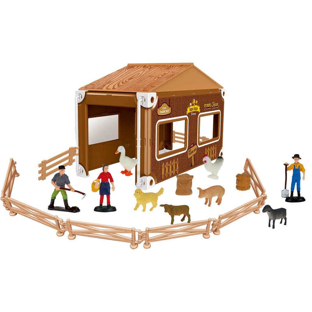 Ζώα Φάρμας Luna Toys Σετ 28x4,5x26εκ. 2 Σχέδια - Image 3