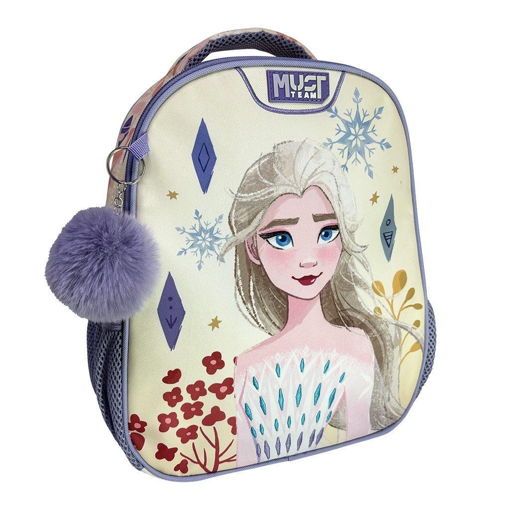Σχολική Τσάντα Πλάτης Νηπίου Disney Frozen White Must Team 2 Θήκες