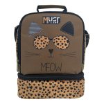 Τσαντάκι Φαγητού Ισοθερμικό Must Team Yummy Meow 2 Θήκες