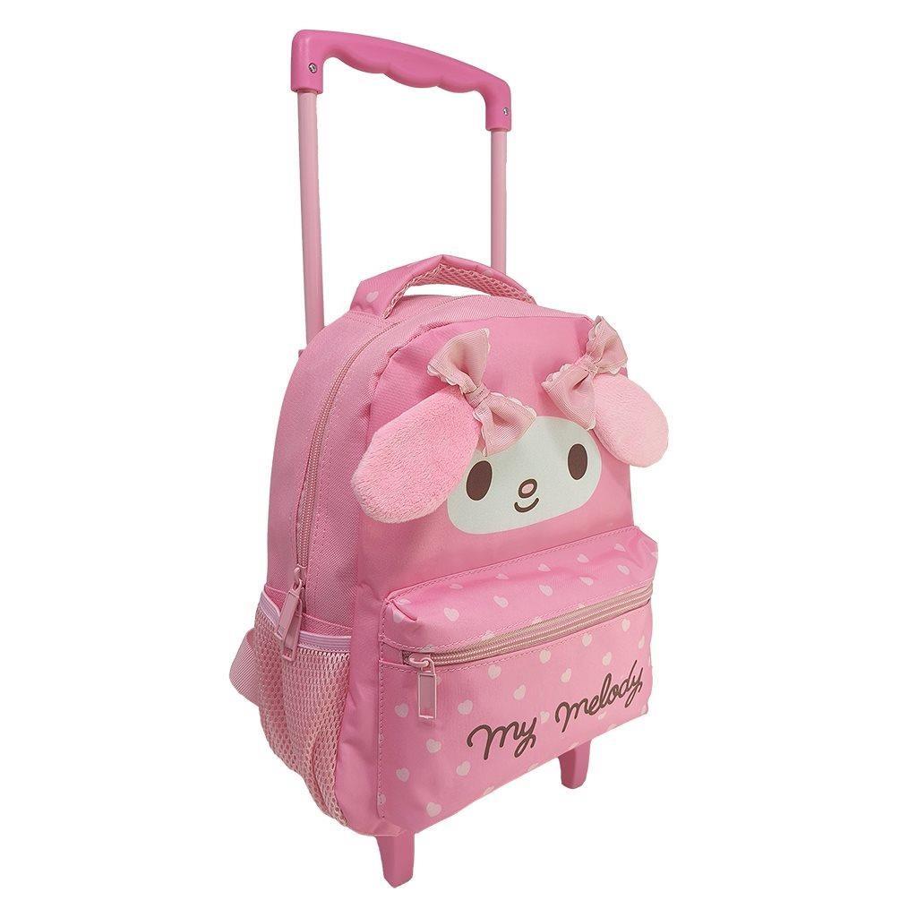Σχολική Τσάντα Τρόλεϊ Νηπίου My Melody Ears Must Team 2 Θήκες