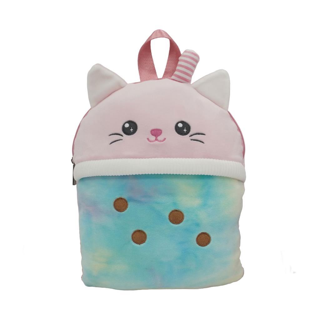 Λούτρινη Τσάντα Πλάτης 33εκ. Γατούλα Squishcuties Luna Toys