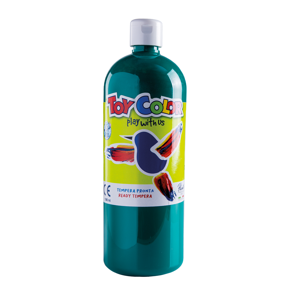 TOY COLOR ΤΕΜΠΕΡΑ SUPERWASHABLE 1000ml PRIMARY EMERALD ΠΡΑΣΙΝΟ