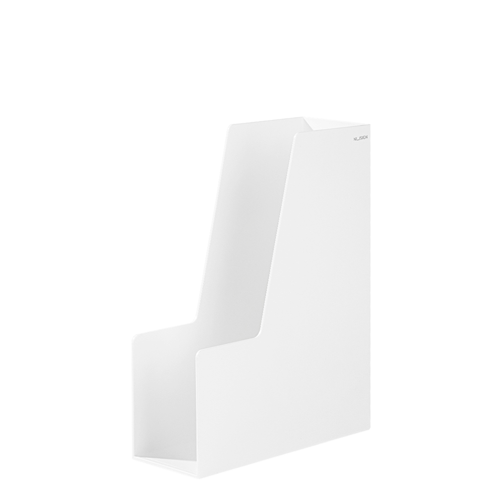 NUSIGN ΑΡΧΕΙΟΘΗΚΗ ΠΛΑΣΤΙΚΗ 24.9x9.1x30.9cm ΛΕΥΚΟ