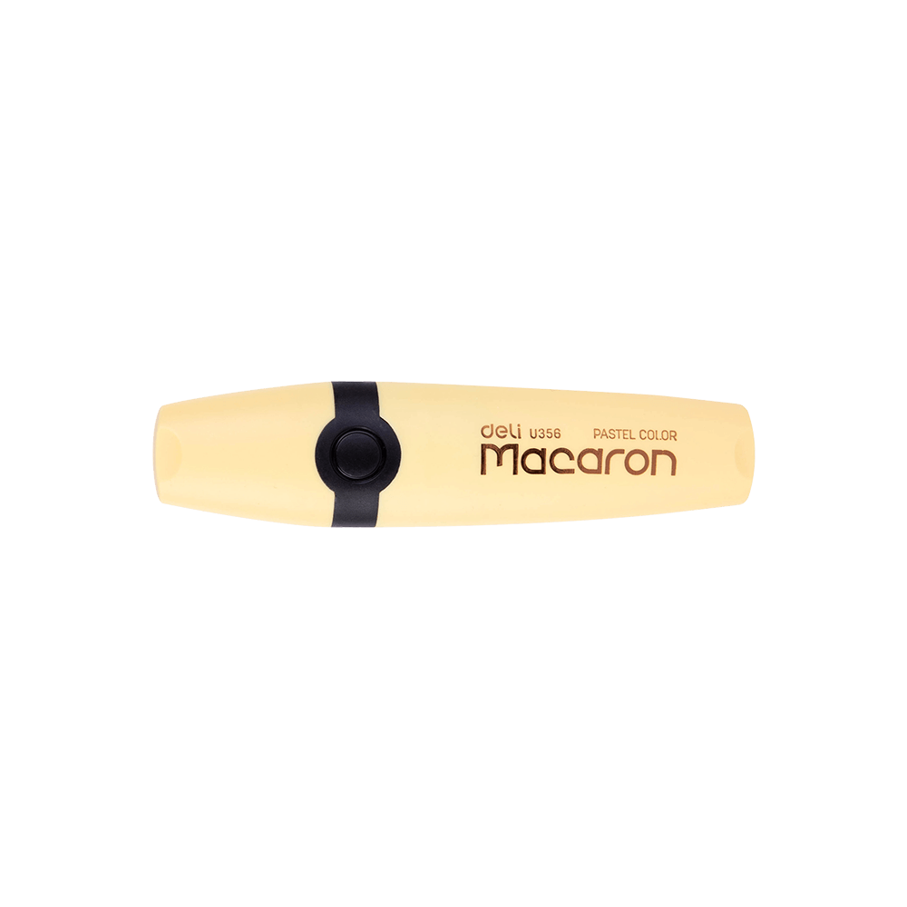 DELI ΜΑΡΚΑΔΟΡΟΙ ΥΠΟΓΓΡΑΜΜΙΣΗΣ ΠΛΑΚΕ 1-5mm MACARON ΚΙΤΡΙΝΟ 12 ΤΕΜΑΧΙΑ