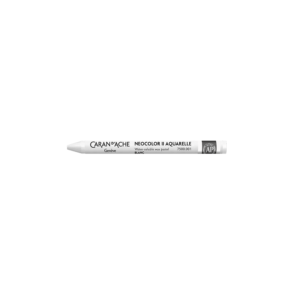 CARAN D'ACHE ΚΡΑΙΓΙΟΝ ΚΕΡΙΝΟ ΑΚΟΥΑΡΕΛΑΣ NEOCOLOR II ΛΕΥΚΟ 10 ΤΕΜΑΧΙΑ