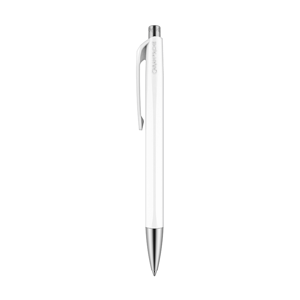 CARAN D'ACHE ΣΤΥΛΟ BALLPOINT ΜΠΛΕ ΜΕΛΑΝΙ ΠΛΑΣΤΙΚΟ MEDIUM 888 INFINITE ΛΕΥΚΟ