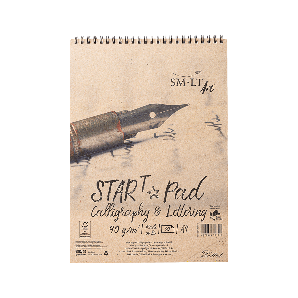 SMLT ART ΜΠΛΟΚ ΣΧΕΔΙΟΥ Α4 DOTTED 30 ΦΥΛΛΑ 90gsm
