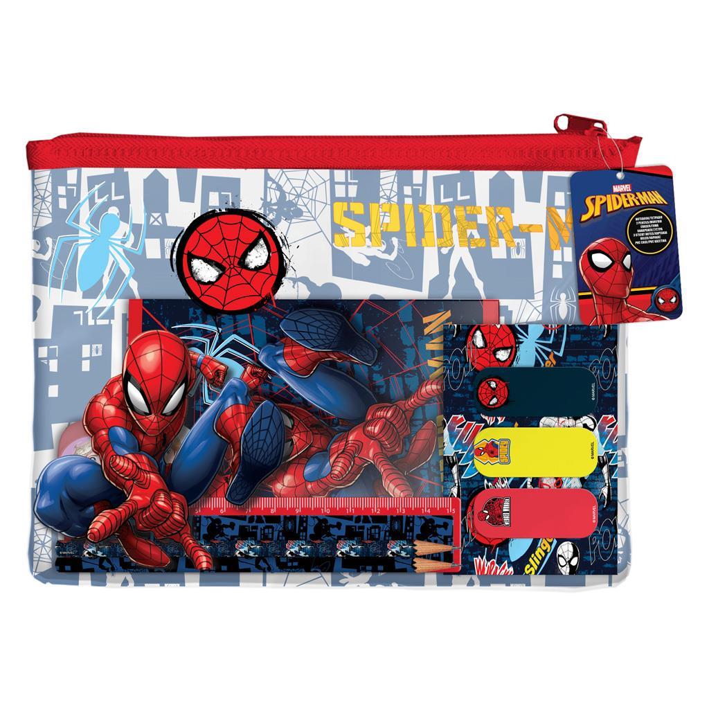 ΣΧΟΛΙΚΟ ΣΕΤ ΣΕ PVC ΤΣΑΝΤΑΚΙ SPIDERMAN