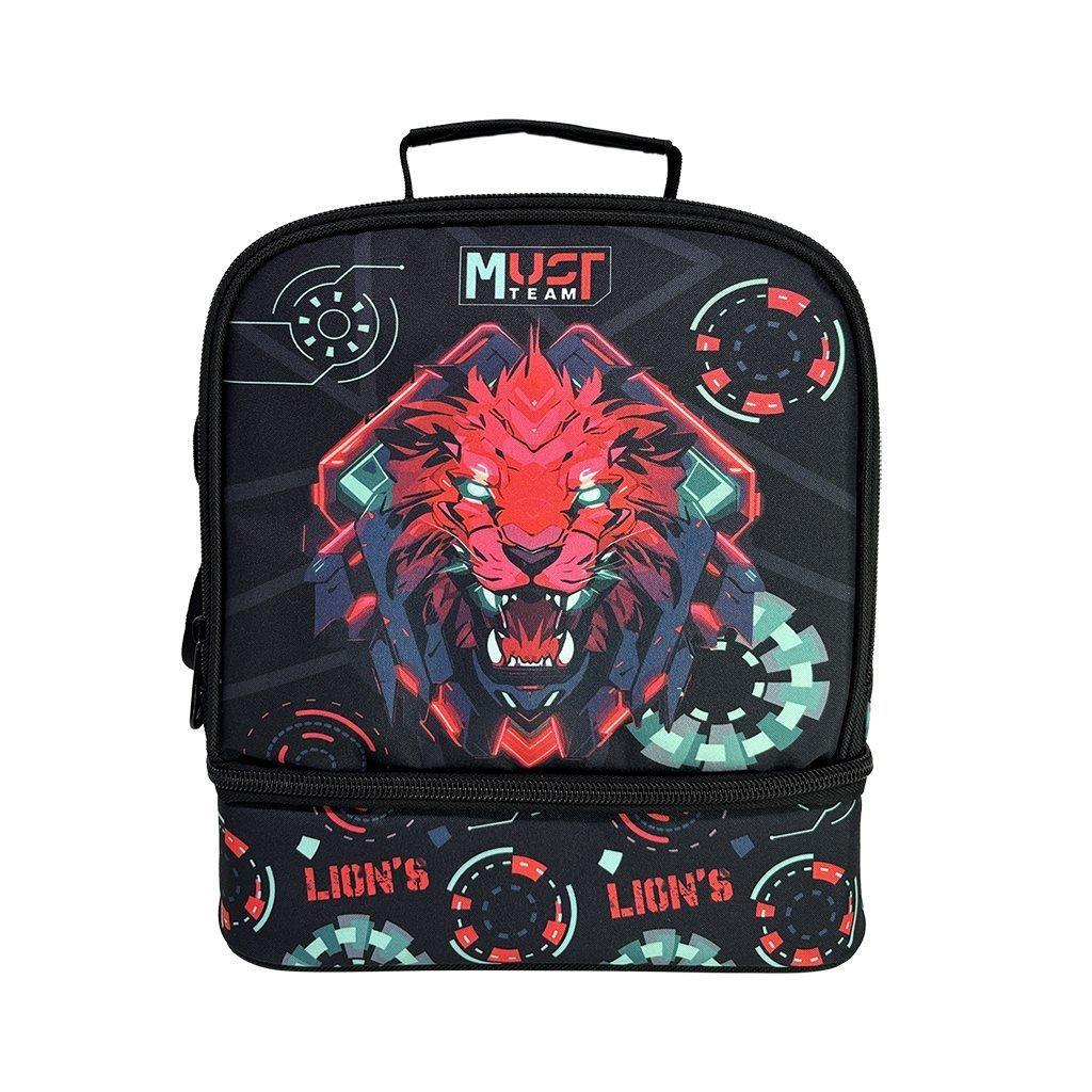 Τσαντάκι Φαγητού Ισοθερμικό Must Team Yummy Lion Byte 2 Θήκες
