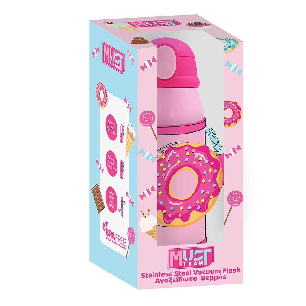 Παγούρι Θερμός Ανοξείδωτο Must Team Cupcake 500 ml Ισοθερμική θήκη