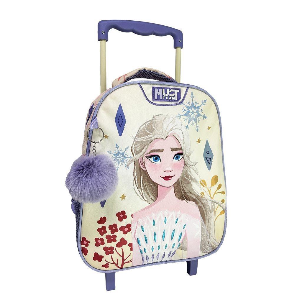 Σχολική Τσάντα Τρόλεϊ Νηπίου Disney Frozen White Must Team 2 Θήκες