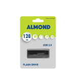 ALMOND FLASH DRIVE USB 2.0 128GB PRIME ΜΑΥΡΟ