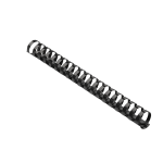 METRON ΣΠΙΡΑΛ ΒΙΒΛΙΟΔΕΣΙΑΣ ΠΛΑΣΤΙΚΟ 25mm 240 ΦΥΛΛΑ ΜΑΥΡΟ 50 ΤΕΜΑΧΙΑ