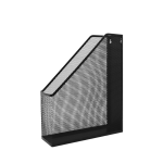 METRON ΑΡΧΕΙΟΘΗΚΗ ΜΕΤΑΛΛΙΚΗ 25x7.2x31.5cm ΜΑΥΡΗ