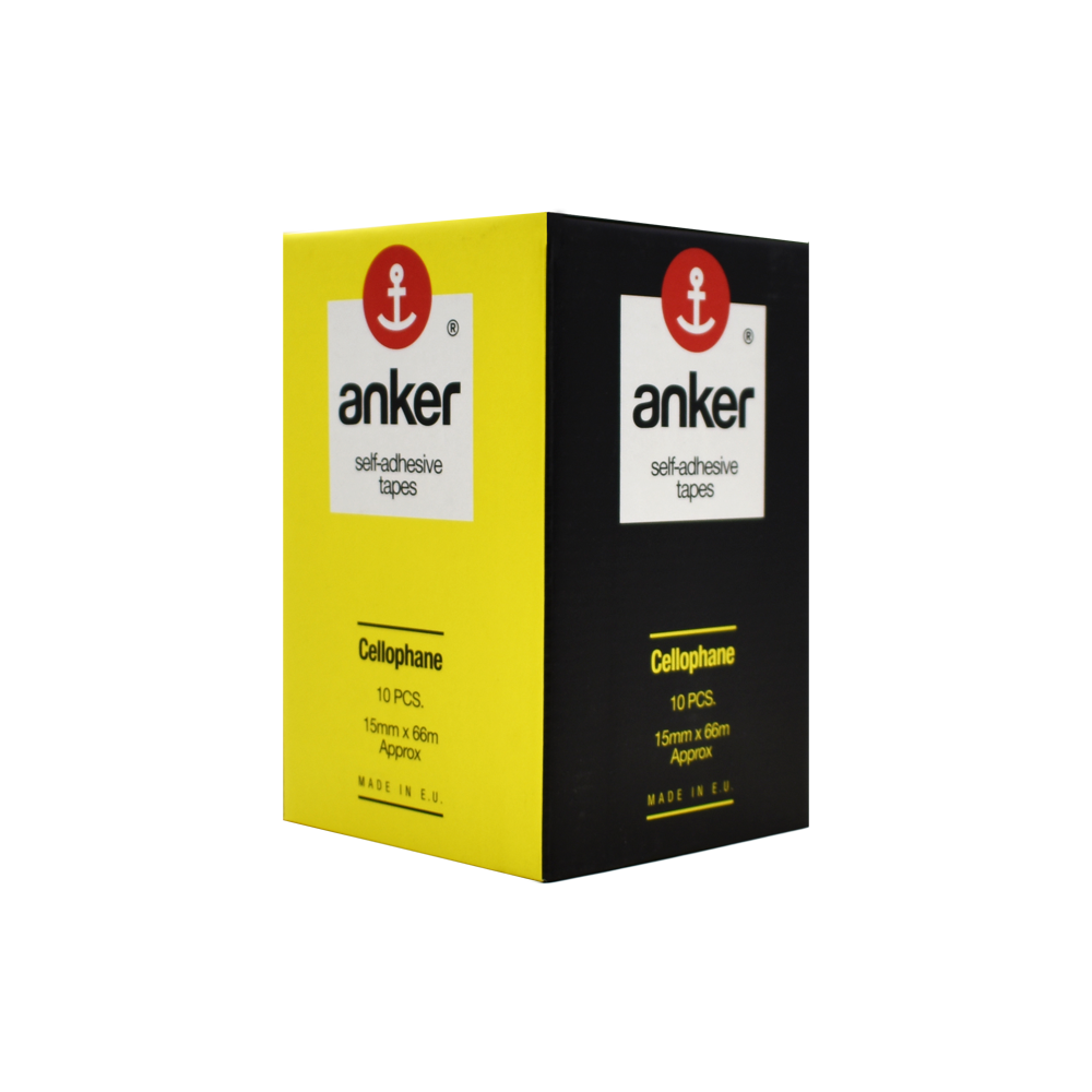 ANKER ΚΟΛΛΗΤΙΚΗ ΤΑΙΝΙΑ 15mmx66m ΔΙΑΦΑΝΗ 10 ΤΕΜΑΧΙΑ