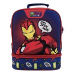Τσαντάκι Φαγητού Avengers Iron Man Blue Must Team Ισοθερμικό 2 Θήκες