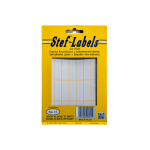 STEF ΕΤΙΚΕΤΕΣ ΑΥΤΟΚΟΛΛΗΤΕΣ 12x40mm 24/ΦΥΛΛΟ ΛΕΥΚΕΣ 40 ΦΥΛΛΑ