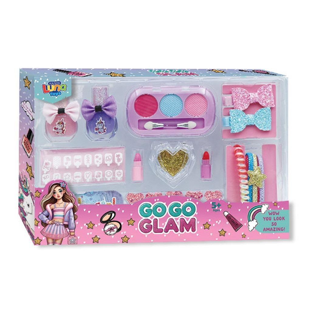 Μακιγιάζ Σετ Go Go Glam Luna Toys 19τμχ. 28x4x21,5 εκ.