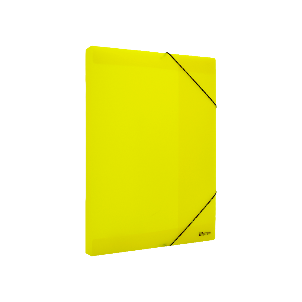 METRON ΚΟΥΤΙ ΛΑΣΤΙΧΟ 25x35x3cm ΔΙΑΦΑΝΟ ΚΙΤΡΙΝΟ