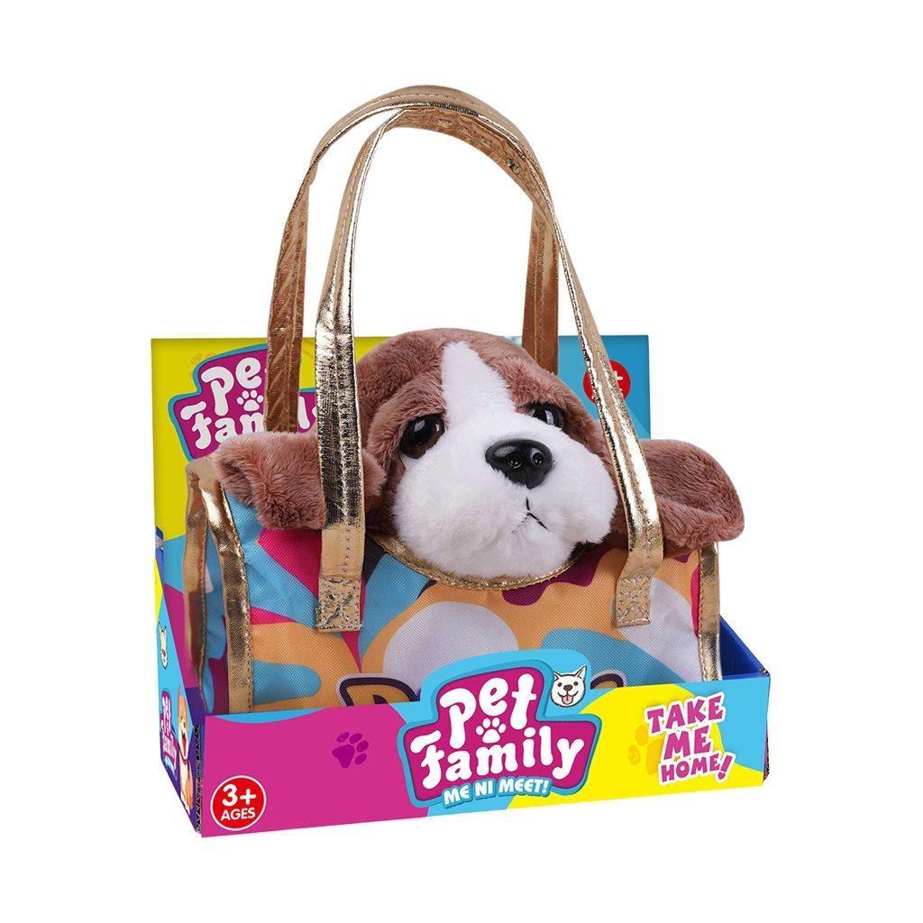 Λούτρινο 20εκ. Σκυλάκι Luna Toys σε Τσάντα 25x13,5x20εκ.