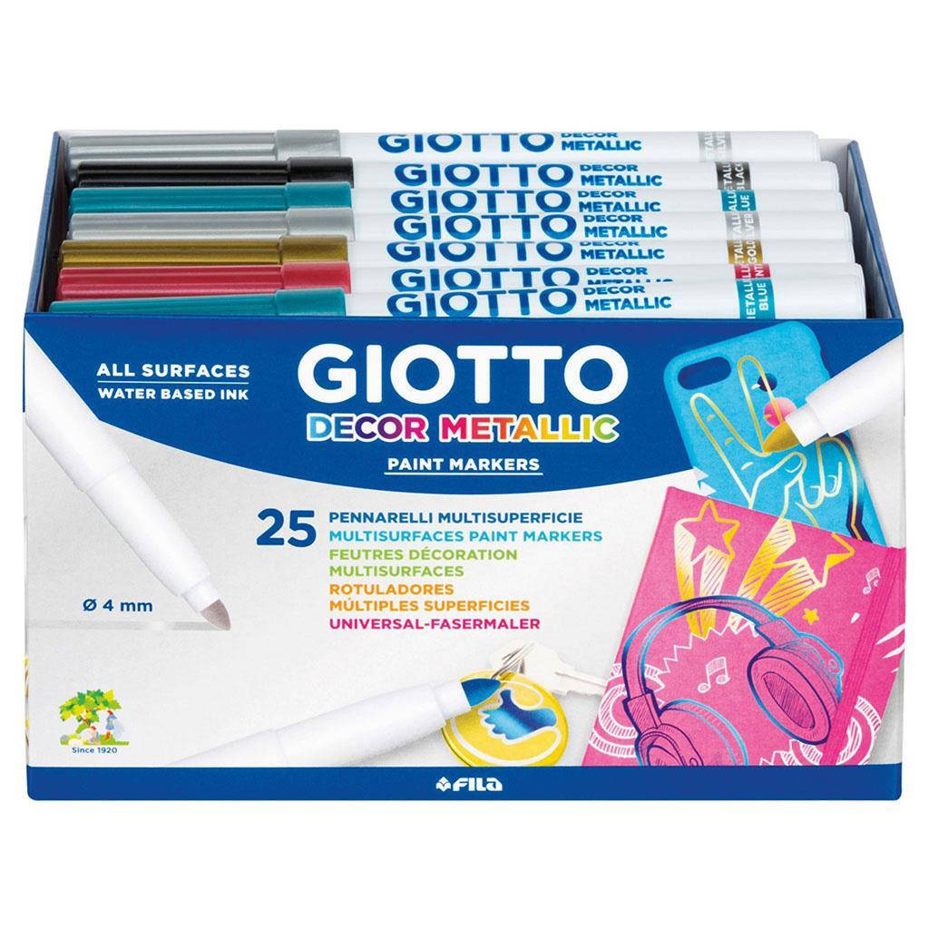ΜΑΡΚΑΔΟΡΟΙ ΜΕΤΑΛΛΙΚΟΙ 25ΤΕΜ DECOR GIOTTO