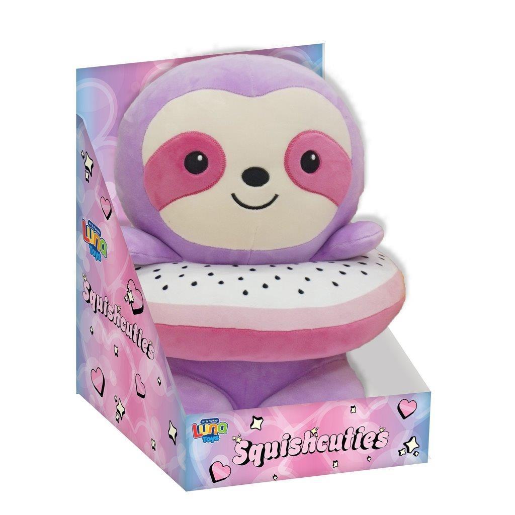 Λούτρινος Βραδύποδας 21εκ. Donut Squishcuties Luna Toys