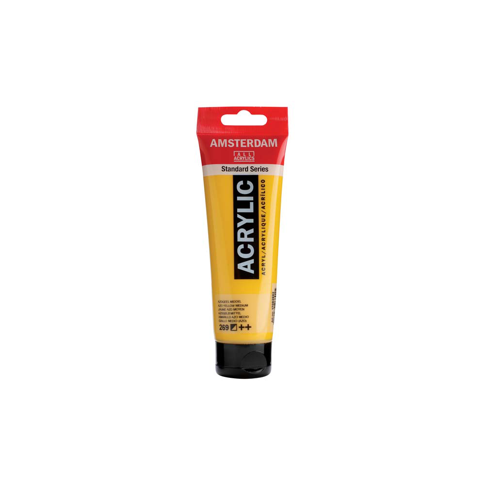 ROYAL TALENS ΧΡΩΜΑ ΑΚΡΥΛΙΚΟ 120ml AMSTERDAM AZO YELLOW MEDIUM 3 ΤΕΜΑΧΙΑ