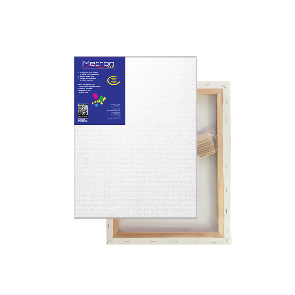 METRON ART ΤΕΛΑΡΟ ΜΟΥΣΑΜΑΣ ΒΑΜΒΑΚΕΡΟ ΑΠΛΟ 30x60cm
