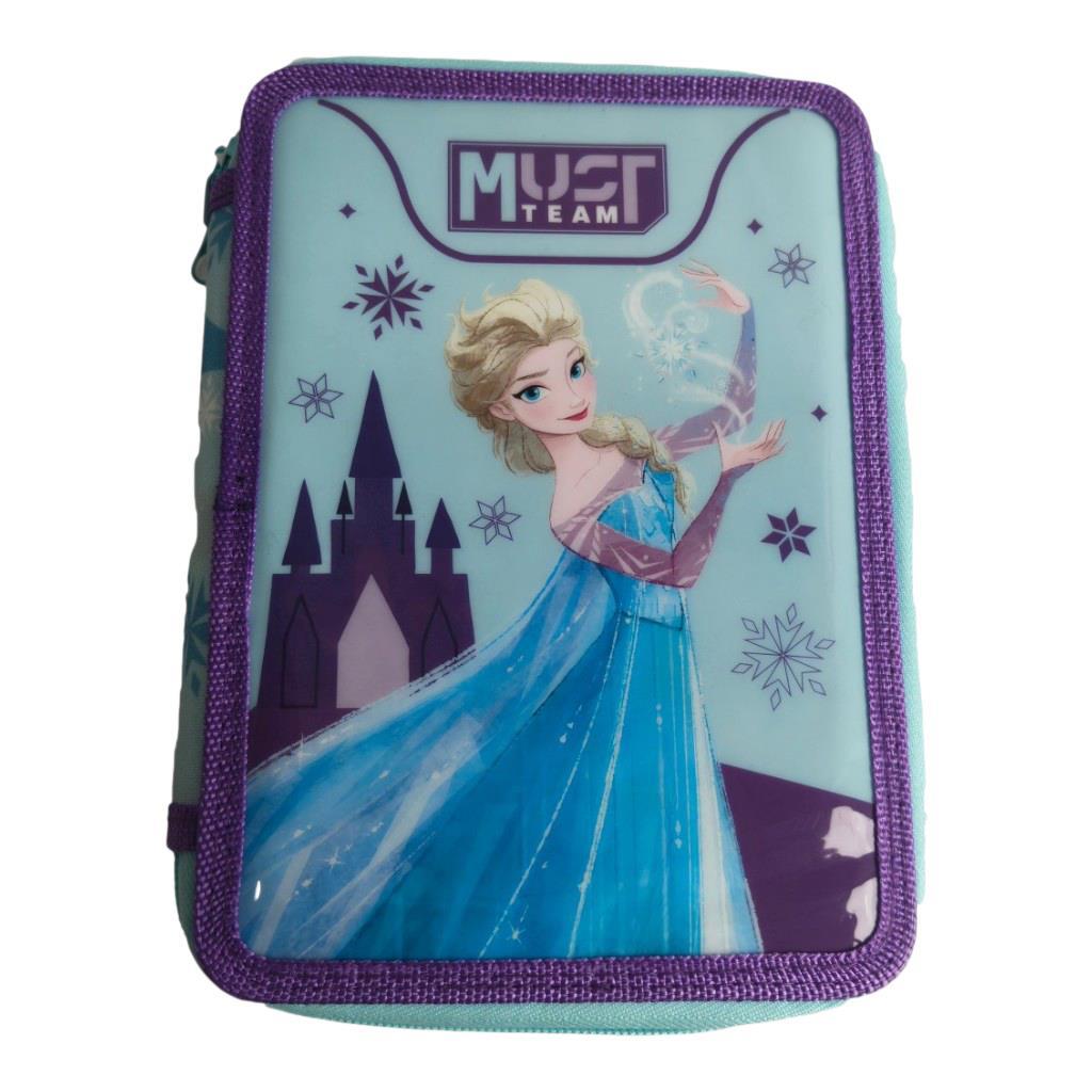 Σχολική Κασετίνα Διπλή Γεμάτη Disney Frozen Must Team