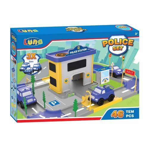 Πάρκινγκ Αστυνομία 46 Τμχ. Luna Toys 50x7,5x35εκ.
