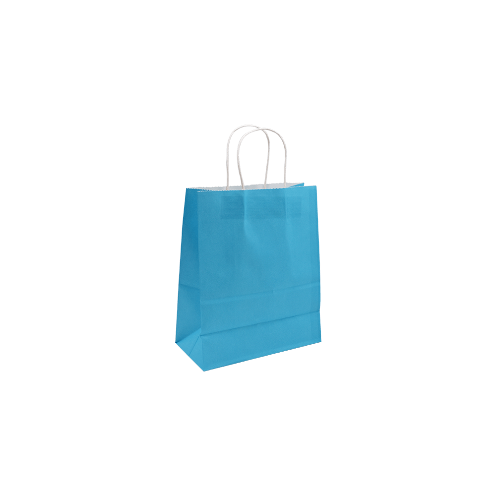 METRON ΤΣΑΝΤΑ ΣΥΣΚΕΥΑΣΙΑΣ ΧΑΡΤΙΝΗ ΚΡΑΦΤ 22x27x11cm ΣΤΡΙΦΤΗ ΛΑΒΗ 110gsm ΓΑΛΑΖΙΑ 25 ΤΕΜΑΧΙΑ
