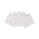 METRON ΦΑΚΕΛΟΣ CD ΧΑΡΤΙΝΟΣ ΜΕ ΠΑΡΑΘΥΡΟ 12.5x12.5cm 80gsm ΛΕΥΚΟΣ 100 ΤΕΜΑΧΙΑ