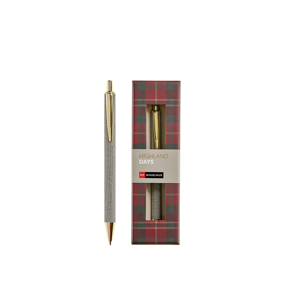 MIQUELRIUS ΣΤΥΛΟ ΚΟΥΜΠΙ ΜΠΛΕ ΜΕΛΑΝΙ 1.0mm HIGHLAND DAYS RAFFIA ΠΡΑΣΙΝΟ