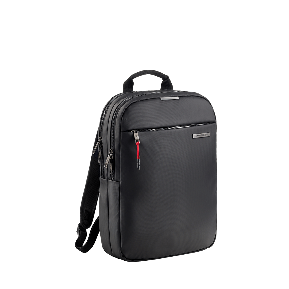 MIQUELRIUS ΤΣΑΝΤΑ ΠΛΑΤΗΣ LAPTOP 32x43x5.5cm 16 ΙΝΤΣΕΣ BAG TO WORK ΜΑΥΡΗ