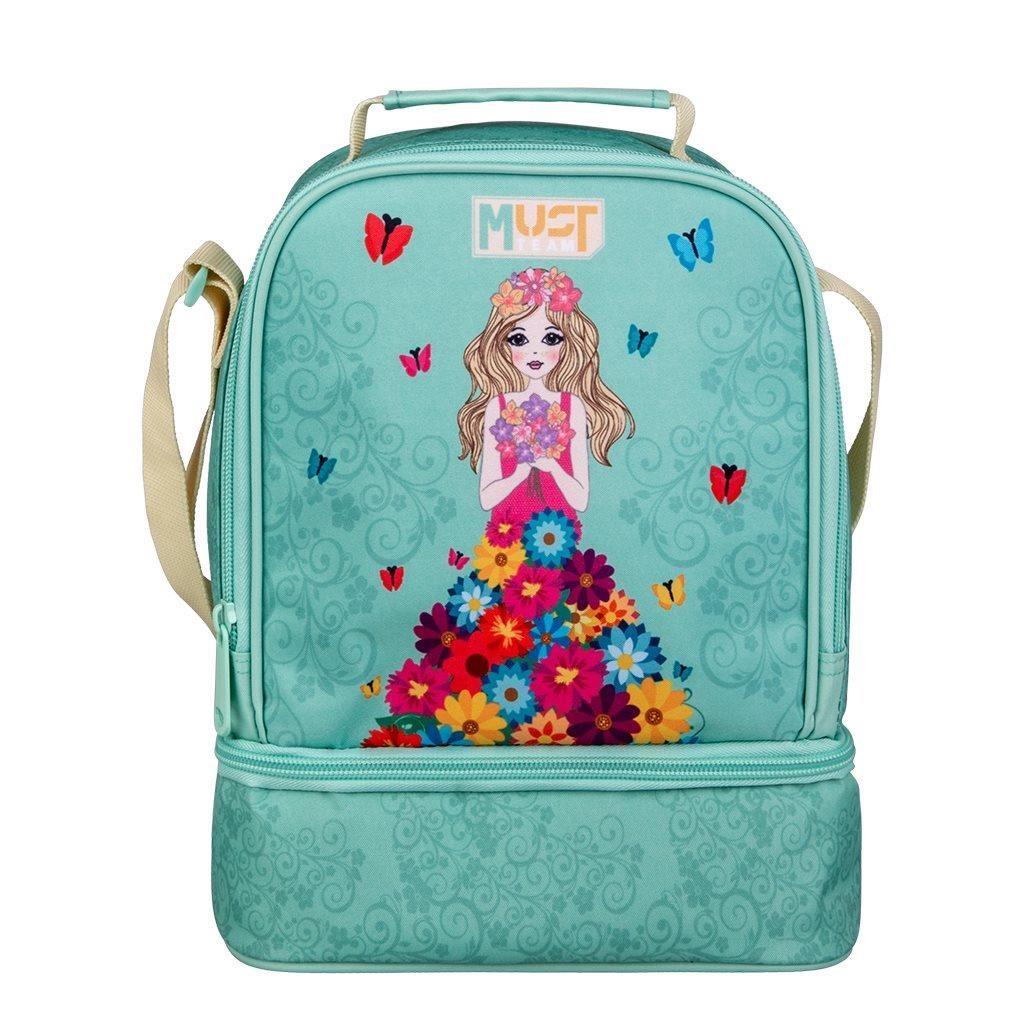 Τσαντάκι Φαγητού Ισοθερμικό Must Team Yummy Flower Dress 2 Θήκες