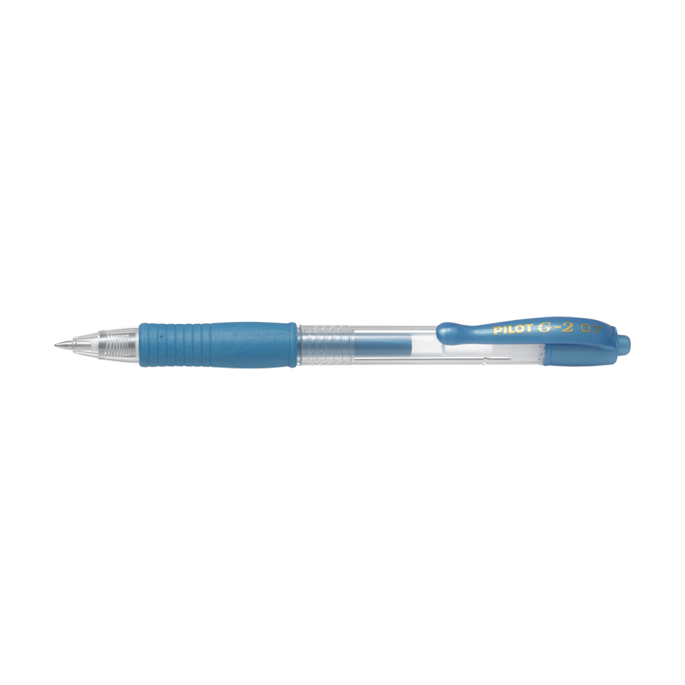PILOT ΣΤΥΛΟ G-2 0.7mm ΜΕΤΑΛΛΙΚΟ ΜΠΛΕ 12 ΤΕΜΑΧΙΑ
